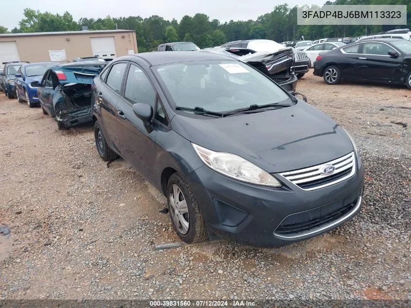 2011 Ford Fiesta Se VIN: 3FADP4BJ6BM113323 Lot: 39831560