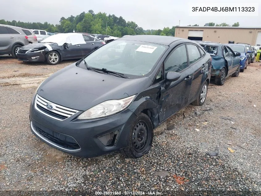 3FADP4BJ6BM113323 2011 Ford Fiesta Se