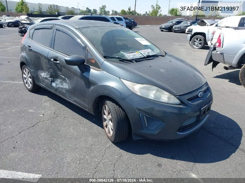 2011 Ford Fiesta Se VIN: 3FADP4EJ1BM219397 Lot: 39842126