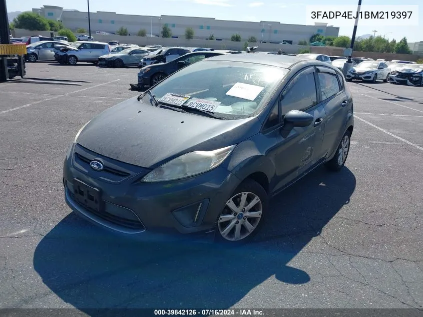 2011 Ford Fiesta Se VIN: 3FADP4EJ1BM219397 Lot: 39842126