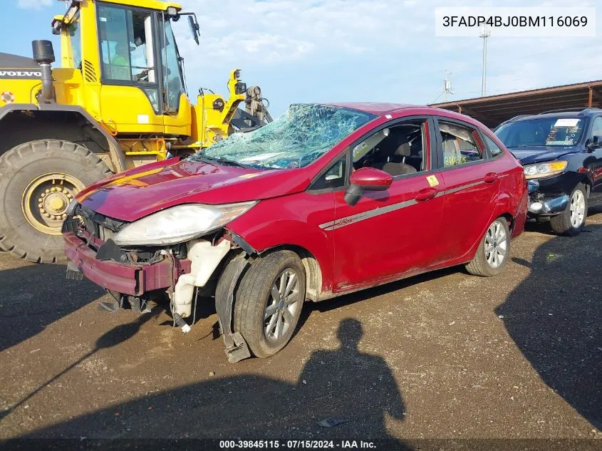 3FADP4BJ0BM116069 2011 Ford Fiesta Se