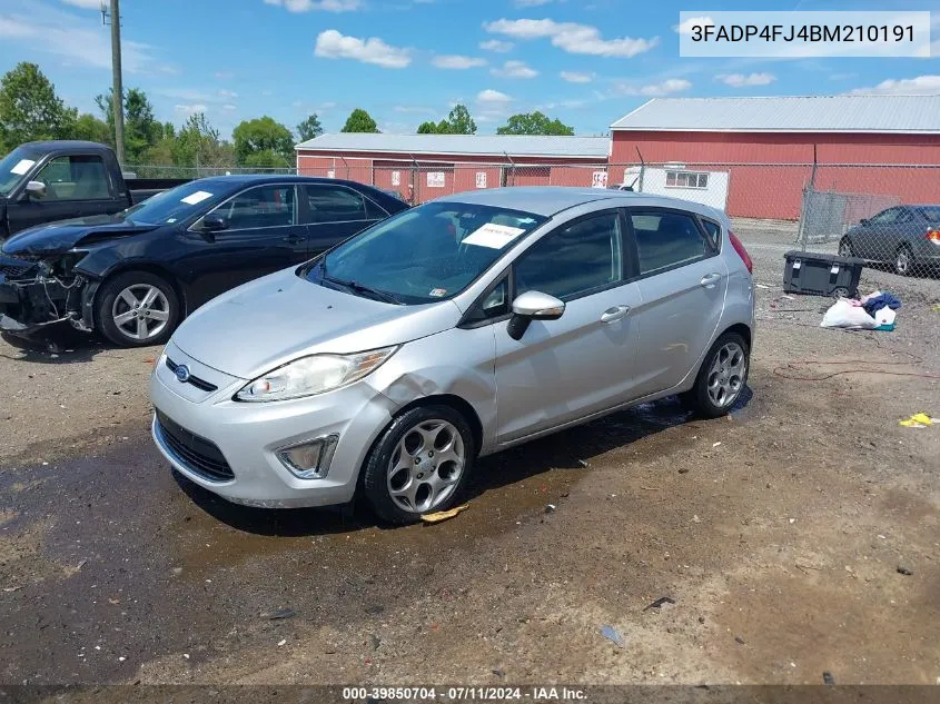 3FADP4FJ4BM210191 2011 Ford Fiesta Ses