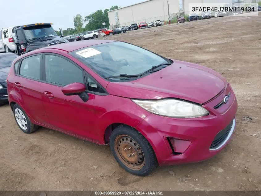 3FADP4EJ7BM119434 2011 Ford Fiesta Se