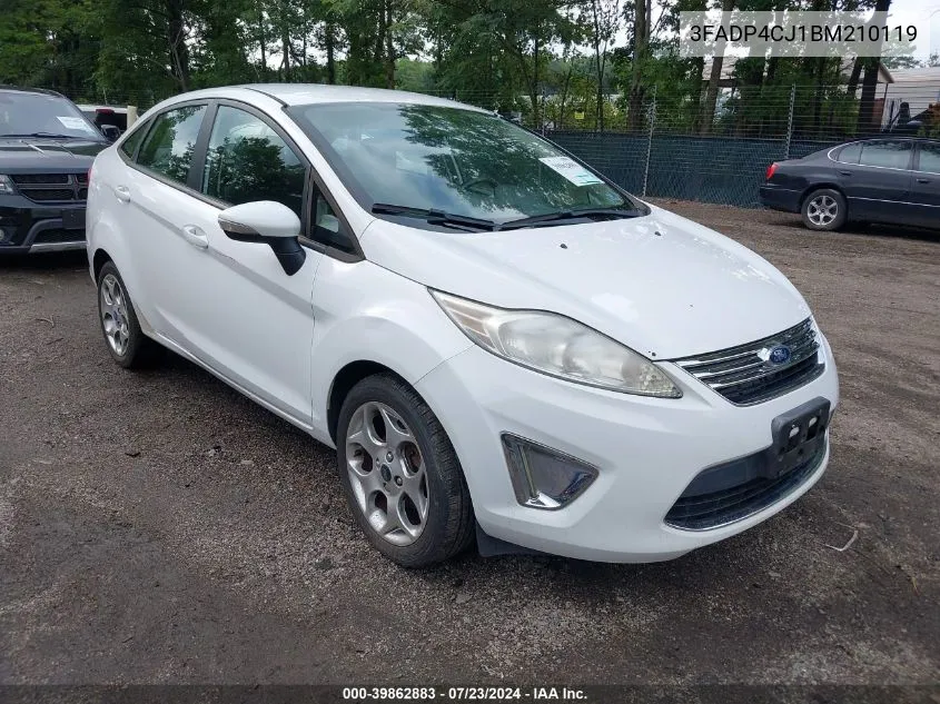 2011 Ford Fiesta Sel VIN: 3FADP4CJ1BM210119 Lot: 39862883