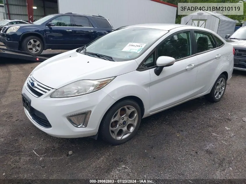 3FADP4CJ1BM210119 2011 Ford Fiesta Sel