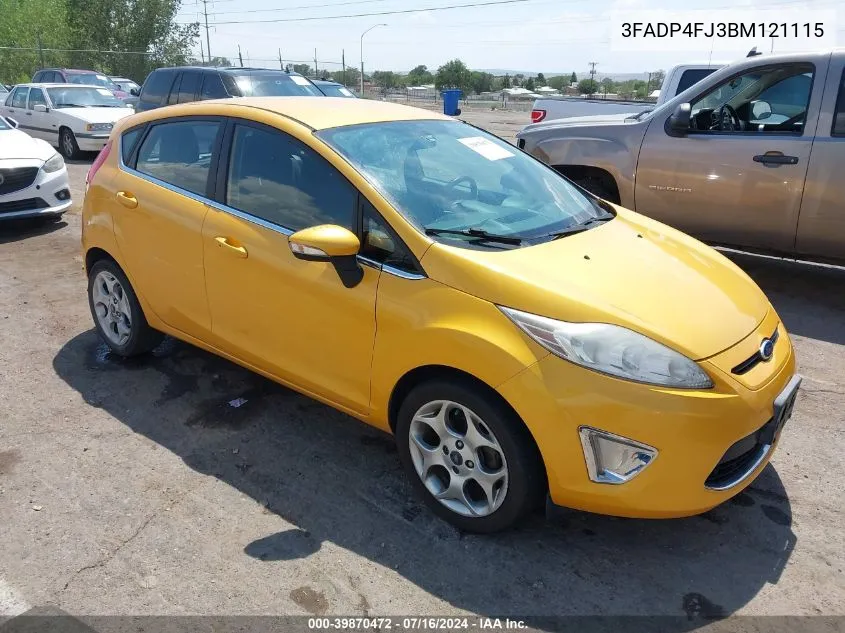 3FADP4FJ3BM121115 2011 Ford Fiesta Ses