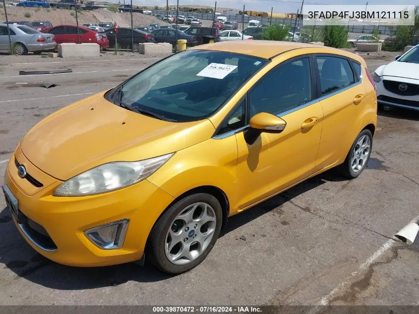 3FADP4FJ3BM121115 2011 Ford Fiesta Ses