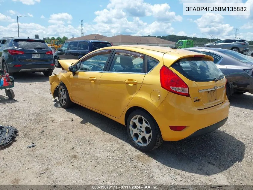 2011 Ford Fiesta Ses VIN: 3FADP4FJ6BM135882 Lot: 39879173