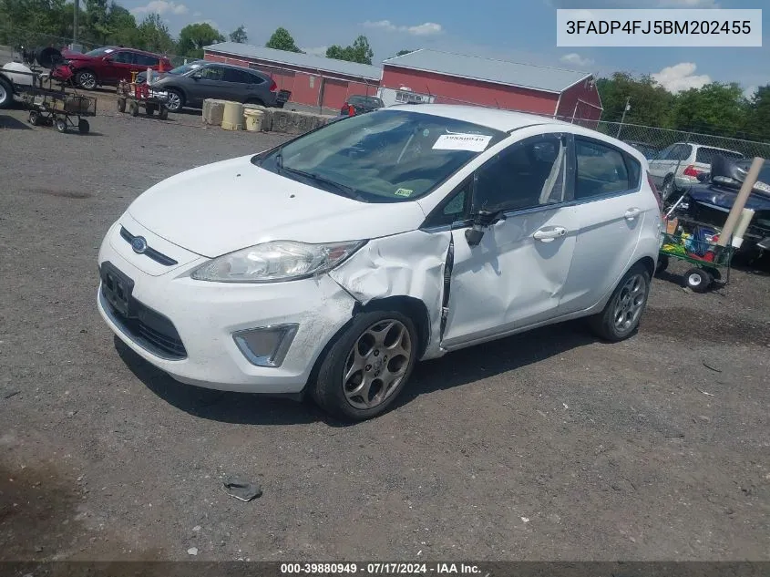 3FADP4FJ5BM202455 2011 Ford Fiesta Ses