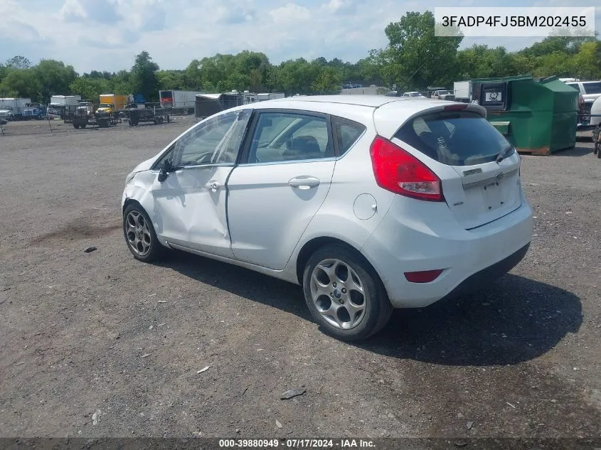 3FADP4FJ5BM202455 2011 Ford Fiesta Ses