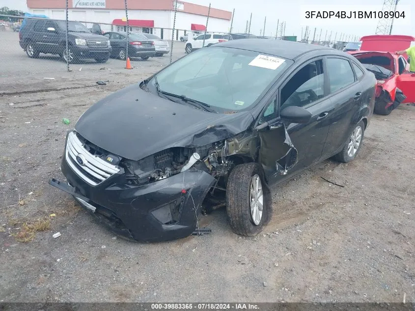 2011 Ford Fiesta Se VIN: 3FADP4BJ1BM108904 Lot: 39883365