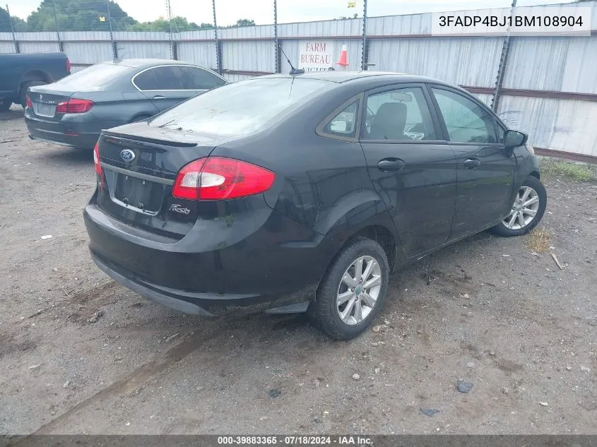 2011 Ford Fiesta Se VIN: 3FADP4BJ1BM108904 Lot: 39883365