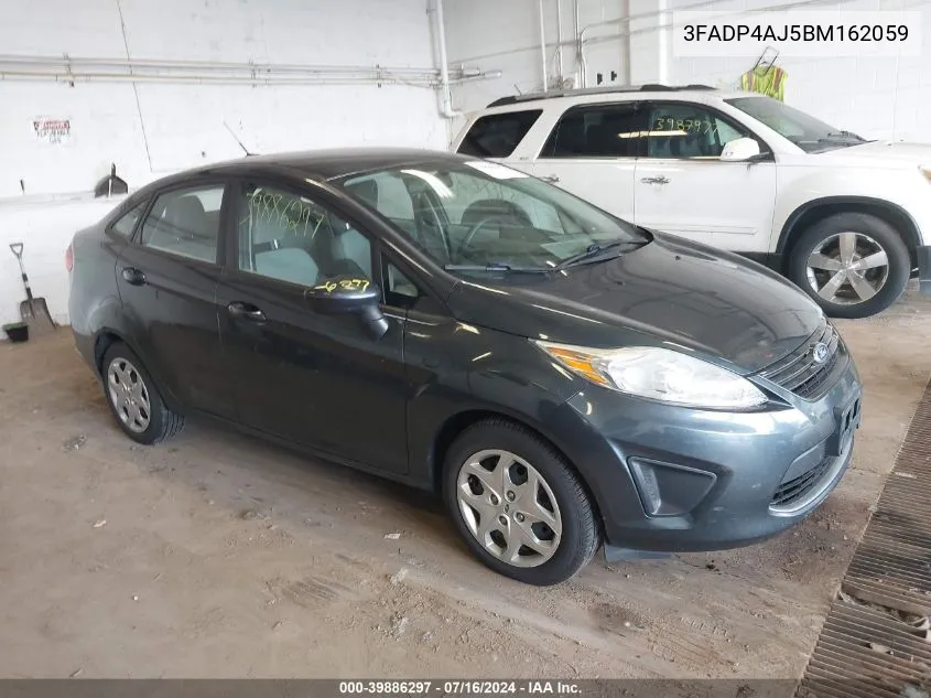 2011 Ford Fiesta S VIN: 3FADP4AJ5BM162059 Lot: 39886297