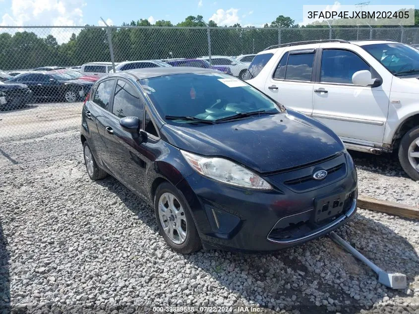 2011 Ford Fiesta Se VIN: 3FADP4EJXBM202405 Lot: 39889588