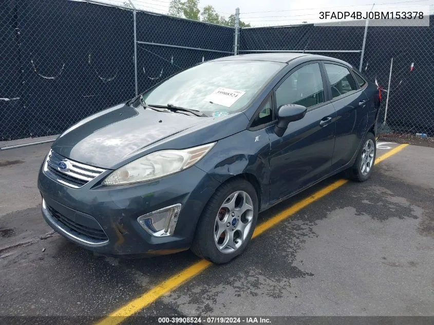 3FADP4BJ0BM153378 2011 Ford Fiesta Se