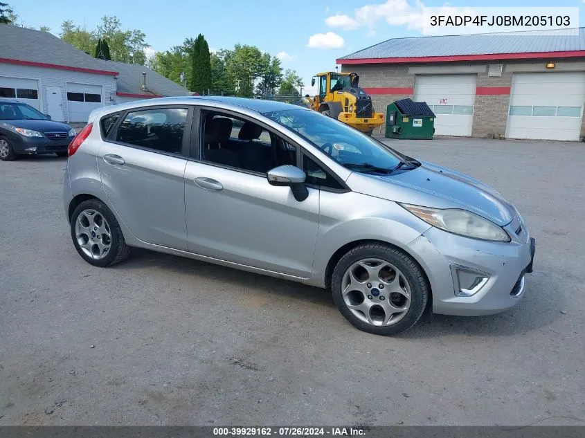 3FADP4FJ0BM205103 2011 Ford Fiesta Ses