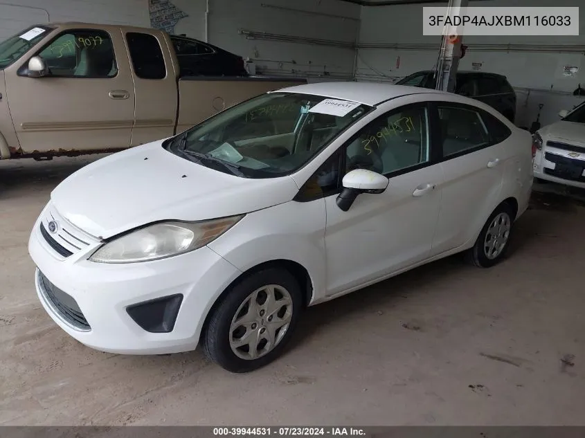 3FADP4AJXBM116033 2011 Ford Fiesta S