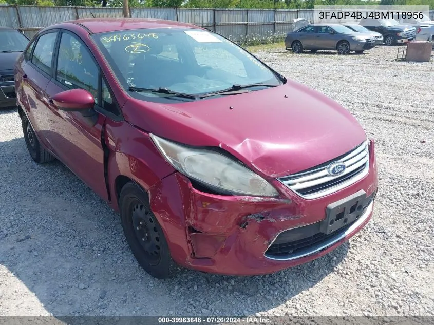 3FADP4BJ4BM118956 2011 Ford Fiesta Se