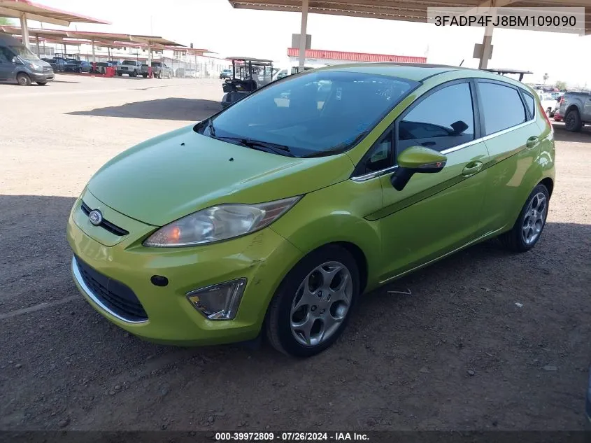 2011 Ford Fiesta Ses VIN: 3FADP4FJ8BM109090 Lot: 39972809