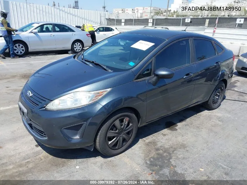 3FADP4AJ8BM148950 2011 Ford Fiesta S