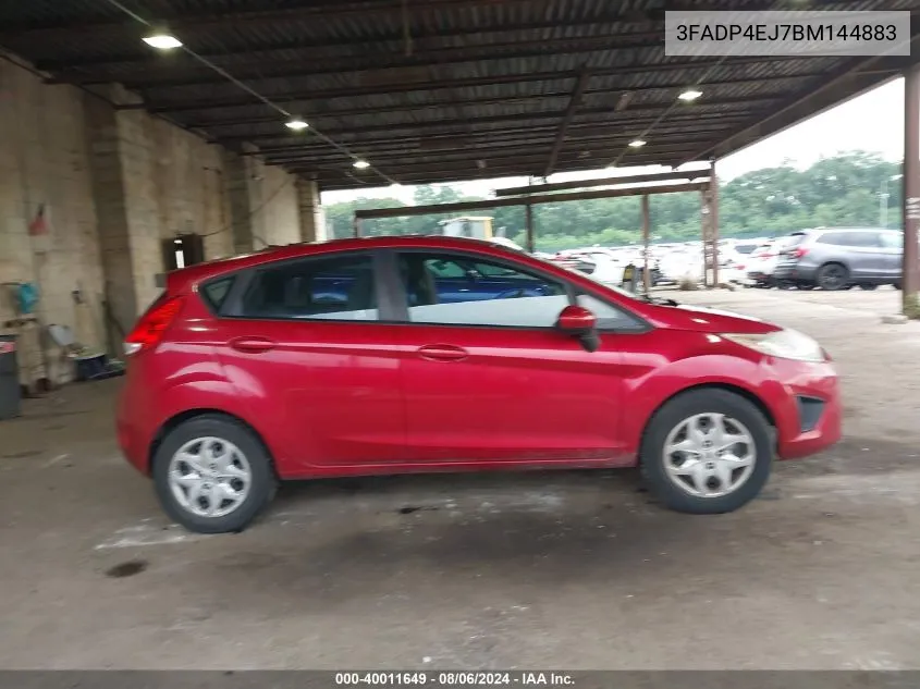 2011 Ford Fiesta Se VIN: 3FADP4EJ7BM144883 Lot: 40011649