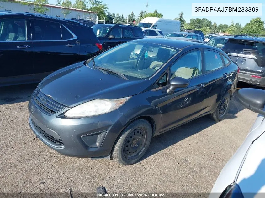 3FADP4AJ7BM233309 2011 Ford Fiesta S