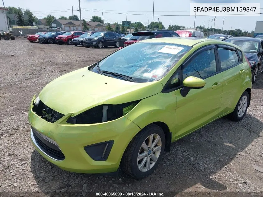 2011 Ford Fiesta Se VIN: 3FADP4EJ3BM159347 Lot: 40065099