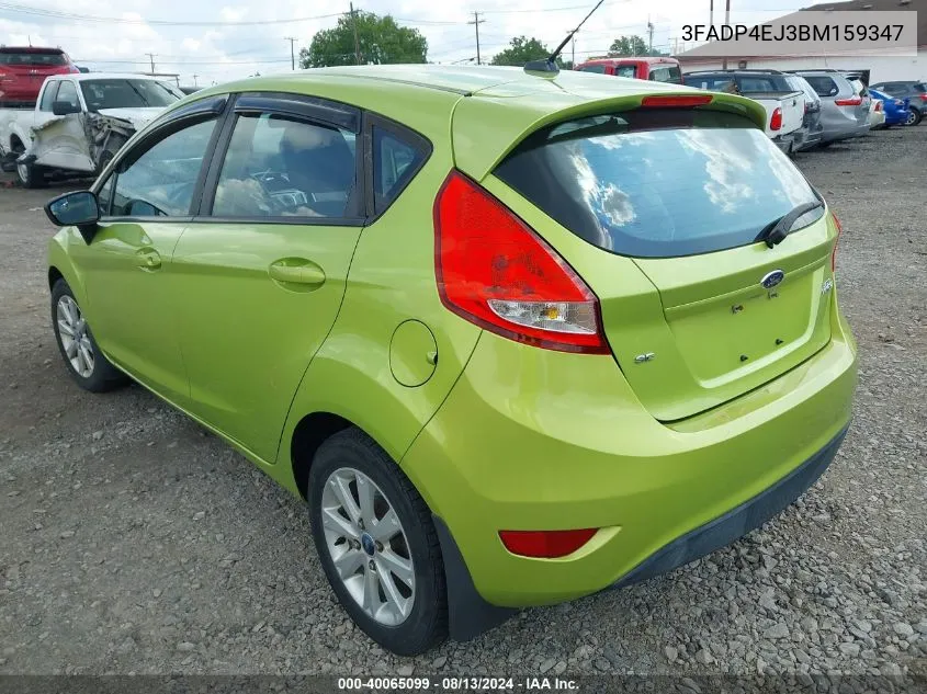 2011 Ford Fiesta Se VIN: 3FADP4EJ3BM159347 Lot: 40065099