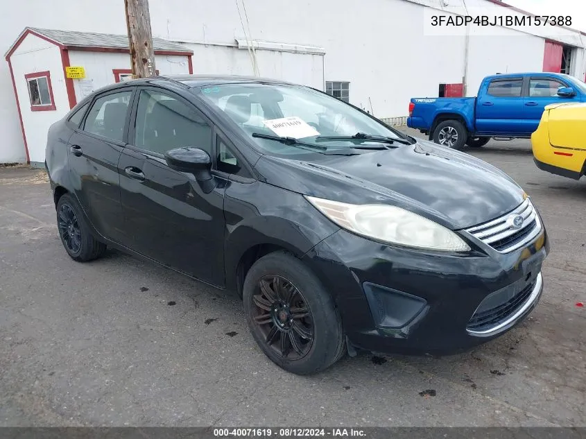 2011 Ford Fiesta Se VIN: 3FADP4BJ1BM157388 Lot: 40071619