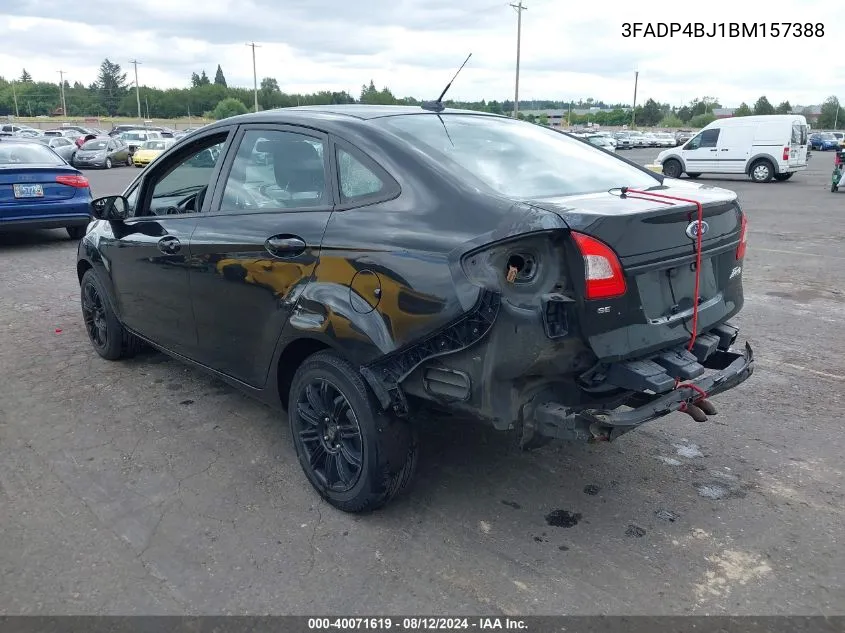 3FADP4BJ1BM157388 2011 Ford Fiesta Se