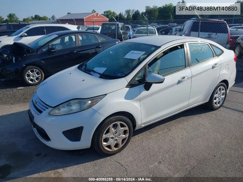 2011 Ford Fiesta Se VIN: 3FADP4BJ8BM140880 Lot: 40095259