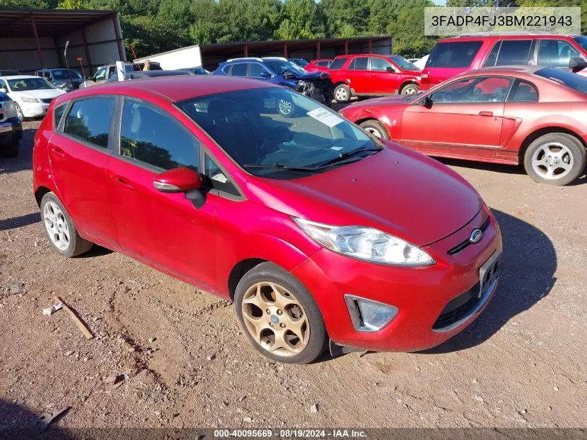 3FADP4FJ3BM221943 2011 Ford Fiesta Ses