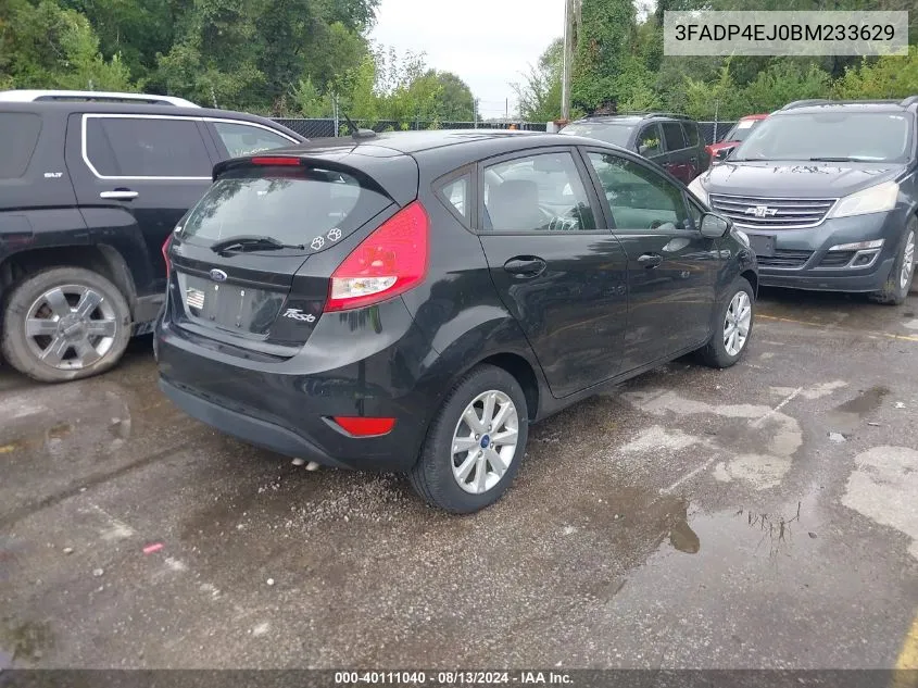 2011 Ford Fiesta Se VIN: 3FADP4EJ0BM233629 Lot: 40111040