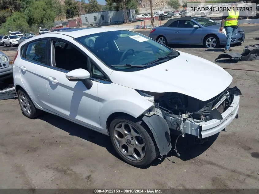 2011 Ford Fiesta Ses VIN: 3FADP4FJ3BM177393 Lot: 40122153