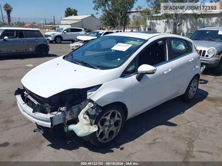 2011 Ford Fiesta Ses VIN: 3FADP4FJ3BM177393 Lot: 40122153