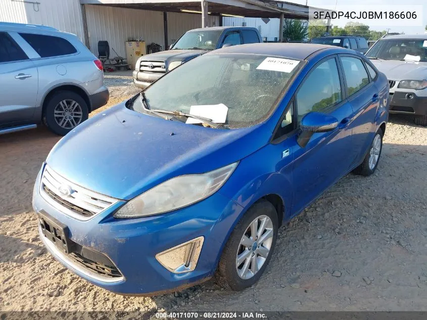 2011 Ford Fiesta Sel VIN: 3FADP4CJ0BM186606 Lot: 40171070