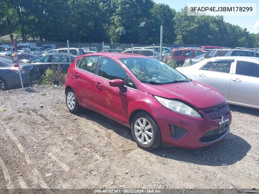 2011 Ford Fiesta Se VIN: 3FADP4EJ3BM178299 Lot: 40182341