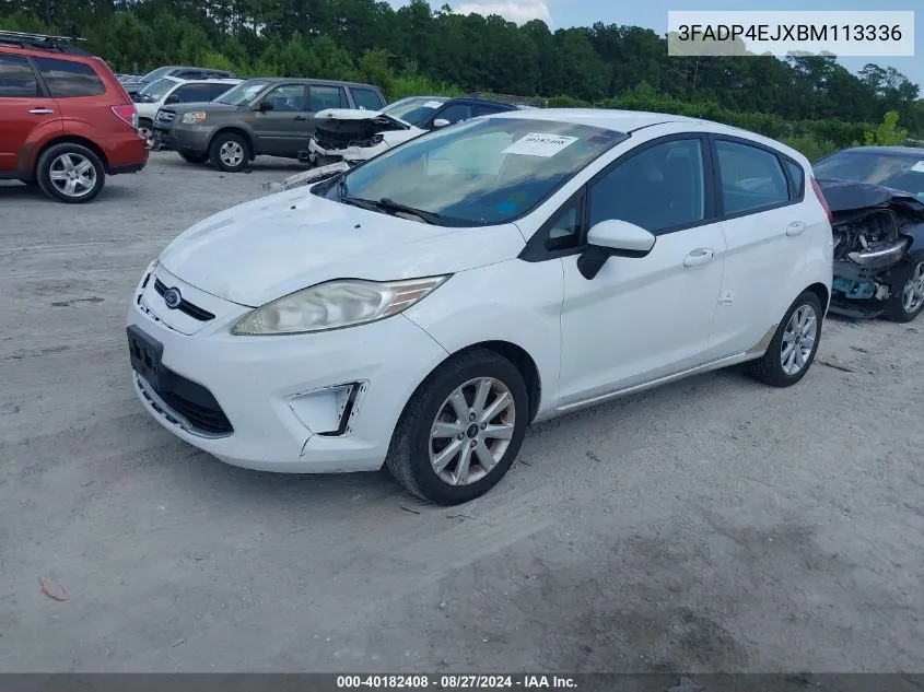 2011 Ford Fiesta Se VIN: 3FADP4EJXBM113336 Lot: 40182408