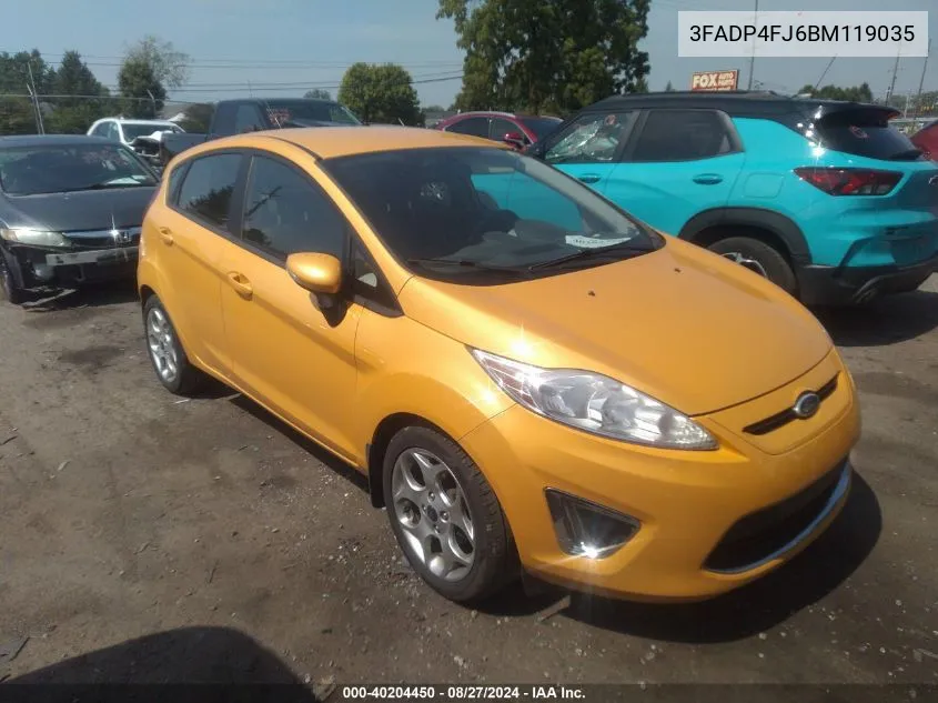 3FADP4FJ6BM119035 2011 Ford Fiesta Ses