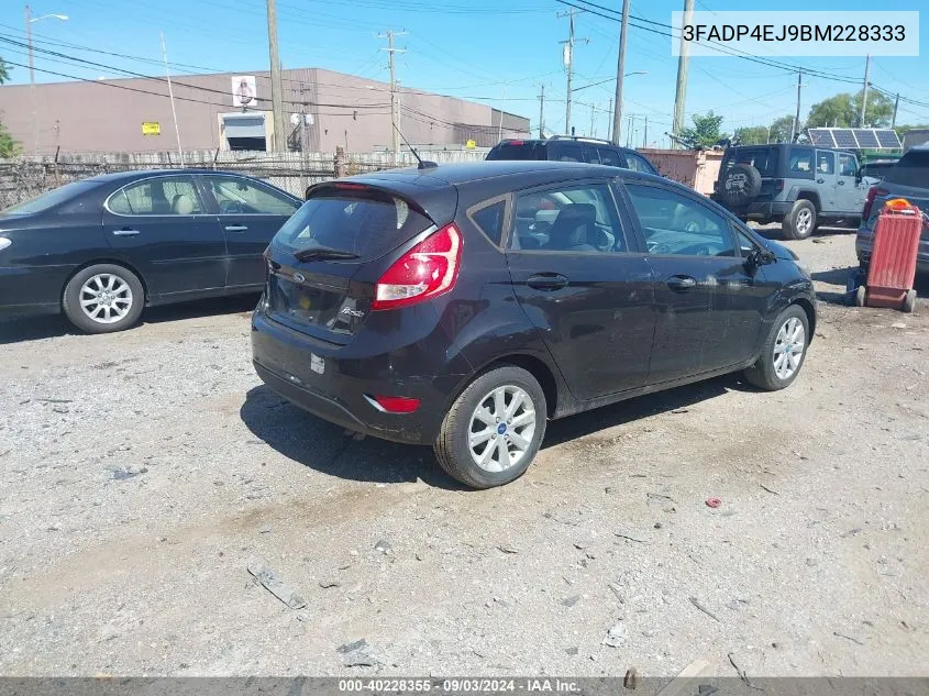 2011 Ford Fiesta Se VIN: 3FADP4EJ9BM228333 Lot: 40228355