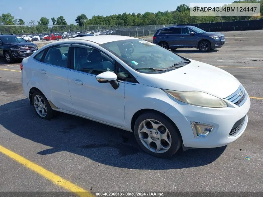 2011 Ford Fiesta Sel VIN: 3FADP4CJ4BM124447 Lot: 40236513