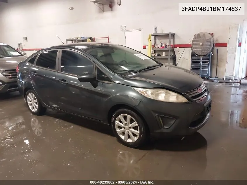 2011 Ford Fiesta Se VIN: 3FADP4BJ1BM174837 Lot: 40239862