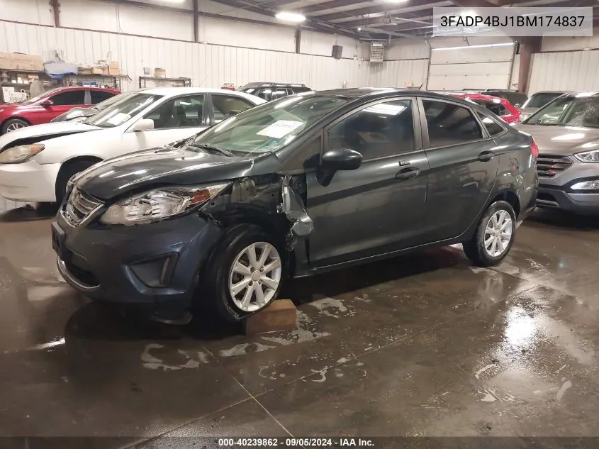 2011 Ford Fiesta Se VIN: 3FADP4BJ1BM174837 Lot: 40239862