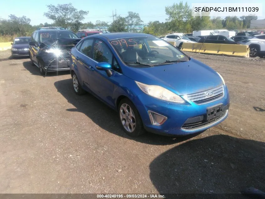 3FADP4CJ1BM111039 2011 Ford Fiesta Sel