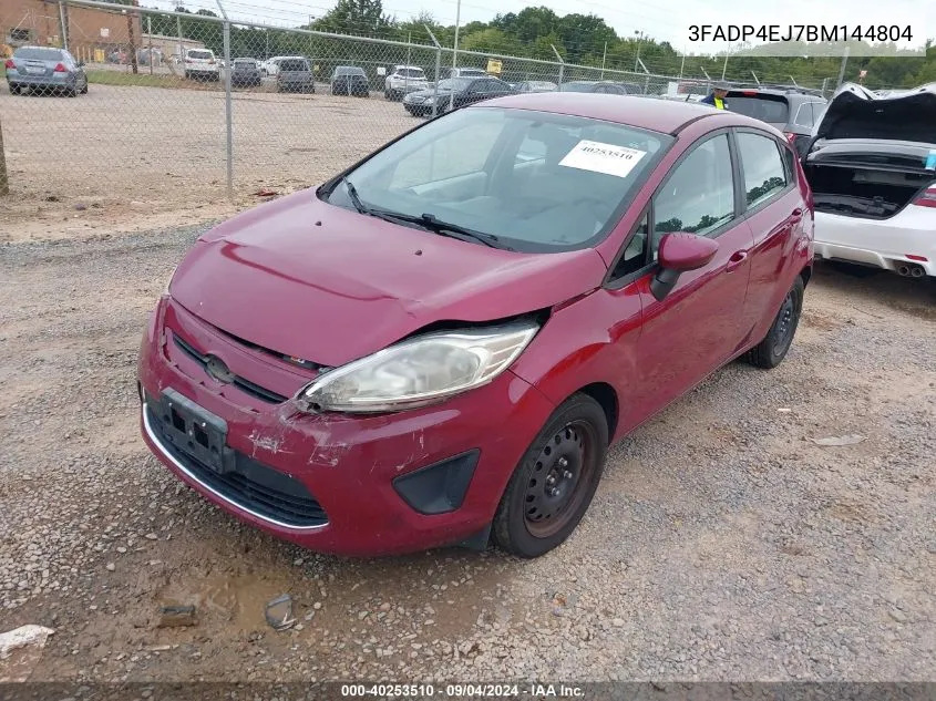 2011 Ford Fiesta Se VIN: 3FADP4EJ7BM144804 Lot: 40253510