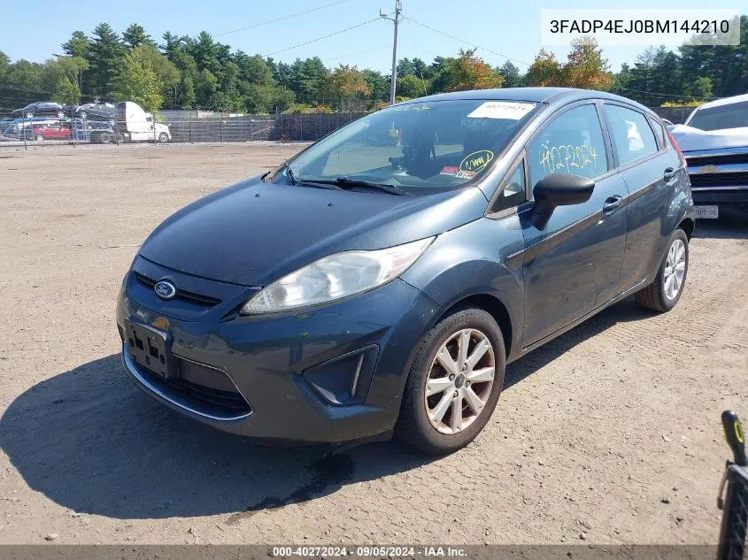 2011 Ford Fiesta Se VIN: 3FADP4EJ0BM144210 Lot: 40272024