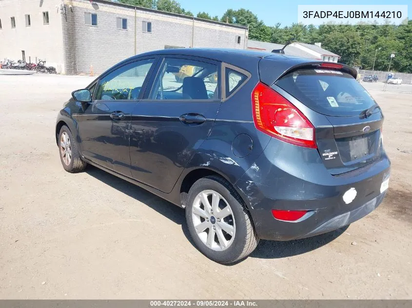 2011 Ford Fiesta Se VIN: 3FADP4EJ0BM144210 Lot: 40272024