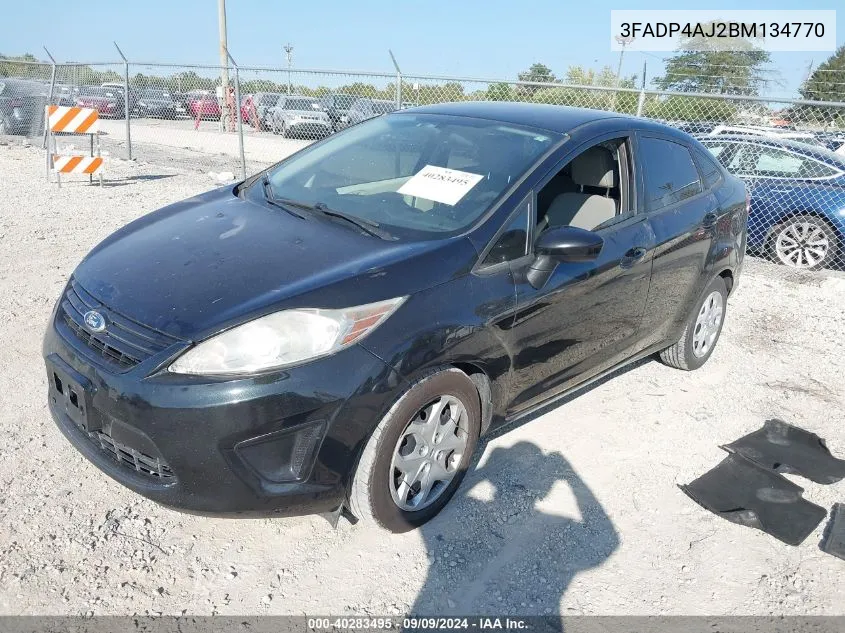 2011 Ford Fiesta S VIN: 3FADP4AJ2BM134770 Lot: 40283495