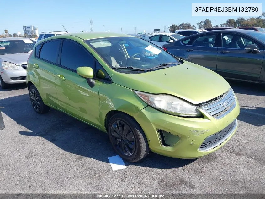 2011 Ford Fiesta Se VIN: 3FADP4EJ3BM132780 Lot: 40312779