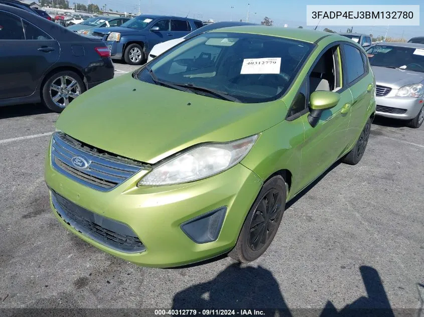 2011 Ford Fiesta Se VIN: 3FADP4EJ3BM132780 Lot: 40312779